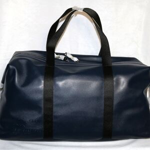 $265 Ted Baker London Men's Hold All Faux-Leather Weekend Duffel Bag Navy NWT